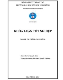 Khóa luận tốt nghiệp Kế toán - Kiểm toán: Một số biện pháp cải thiện tình hình tài chính tại Công ty Cổ phần Minh Phúc