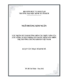 Luận văn Thạc sĩ Kinh tế: Các nhân tố ảnh hưởng đến cấu trúc vốn của các công ty bất động sản đang niêm yết trên thị trường chứng khoán Việt Nam