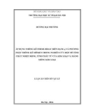 Luận án Tiến sĩ Vật lý: Áp dụng thống kê Fermi-Dirac biến dạng q và phương pháp thống kê mômen trong nghiên cứu một số tính chất nhiệt động, tính chất từ của kim loại và màng mỏng kim loại