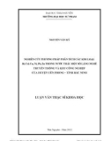 Luận văn Thạc sĩ Hoá học: Nghiên cứu phương pháp phân tích các kim loại: Bi , Cd, Cu, Ni, Pb, Zn trong nước thải một số làng nghề truyền thống và khu công nghiệp của huyện Yên Phong – tỉnh Bắc Ninh