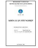 Luận văn: HOÀN THIỆN TỔ CHỨC KẾ TOÁN CHI PHÍ SẢN XUẤT VÀ TÍNH GIÁ THÀNH SẢN PHẨM TẠI CÔNG TY CỔ PHẦN XÂY DỰNG VÀ PHÁT TRIỂN ĐẦU TƢ HẢI PHÒNG