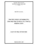 Luận văn Thạc sĩ Toán học: Phương pháp lặp Ishikawa cho một họ vô hạn các ánh xạ không giãn