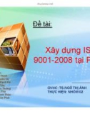 Tiểu luận: Xây dựng ISO 9001-2008 tại PNSC