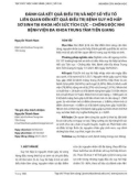 Đánh giá kết quả điều trị và một số yếu tố liên quan đến kết quả điều trị bệnh suy hô hấp sơ sinh tại khoa Hồi sức tích cực – Chống độc nhi Bệnh viện Đa khoa Trung tâm Tiền giang