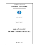 Luận văn Thạc sỹ Quản trị kinh doanh: Phát triển và đào tạo nhân lực tại công ty cổ phần dịch vụ thương mại đầu tư Thái Anh