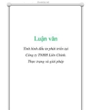 Luận văn: Tình hình đầu tư phát triển tại Công ty TNHH Liên Chính. Thực trạng và giải phá