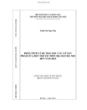 Luận văn Thạc sĩ Kỹ thuật: Phân tích và dự báo nhu cầu về sản phẩm sữa bột trẻ em trên địa bàn Hà Nội đến năm 2015