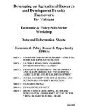 Báo cáo dự án nông nghiệp: Developing an Agricultural Research and Development Priority Framework for Vietnam (July 2010)