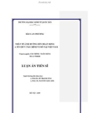 Luận án Tiến sĩ: Nhân tố ảnh hưởng đến hoạt động của tổ chức tài chính vi mô tại Việt Nam