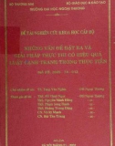 Đề tài: Những vấn đề đặt ra và giải pháp thực thi có hiệu quả luật cạnh tranh trong thực tiễn