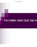 Thuyết trình giáo dục đại học: Tài chính giáo dục