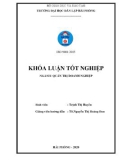 Khóa luận tốt nghiệp Quản trị doanh nghiệp: Biện pháp nâng cao hiệu quả sản xuất kinh doanh tại Công ty TNHH Quảng Thành Việt Nam