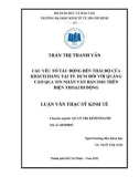 Luận văn Thạc sĩ Kinh tế: Các yếu tố tác động đến thái độ của khách hàng tại TP. HCM đối với quảng cáo qua tin nhắn văn bản SMS trên điện thoại di động