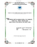 Tiểu luận: Mô hình chứng khoán hóa các khoản cho vay - Thực trạng và khả năng ứng dụng tại Việt Nam