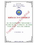 Khóa luận tốt nghiệp Kế toán-Kiểm toán: Thực trạng công tác kế toán các khoản phải thu - phải trả tại Công ty Cổ phần sách và thiết bị trường học Thừa Thiên Huế