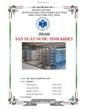 Tiểu luận: Sản xuất nước tinh khiết