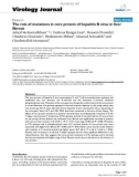 Báo cáo khoa học: The role of mutations in core protein of hepatitis B virus in liver fibrosis