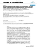 Báo cáo y học: A novel hybrid aspirin-NO-releasing compound inhibits TNFalpha release from LPS-activated human monocytes and macrophages