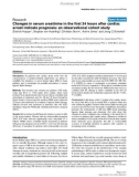 Báo cáo y học: Changes in serum creatinine in the first 24 hours after cardiac arrest indicate prognosis: an observational cohort study