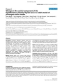 Báo cáo y học: Changes in the central component of the hypothalamus-pituitary-thyroid axis in a rabbit model of prolonged critical illness