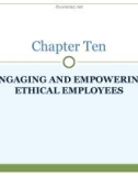 Lecture note Business Ethics: How to design and manage ethical organizations: Chapter 10 - Denis Collins