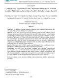 Phẫu thuật nội soi điều trị u vỏ thượng thận ở trẻ em: Báo cáo một ca lâm sàng và tổng kết y văn