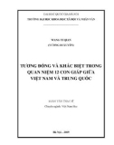 Luận văn Thạc sĩ Việt Nam Học: Tương đồng và khác biệt trong quan niệm 12 con giáp giữa Việt Nam và Trung Quốc