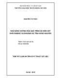 Tóm tắt Luận văn tiến sĩ Kỹ thuật vật liệu: Khả năng cường hóa quá trình ăn mòn sắt khỏi inmenit sa khoáng Hà Tĩnh hoàn nguyên