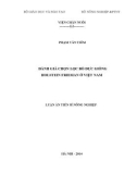 Luận án Tiến sĩ Nông nghiệp: Đánh giá chọn lọc bò đực giống Holstein Friesian ở Việt Nam - Phạm Văn Tiềm