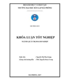 Khóa luận tốt nghiệp Quản trị doanh nghiệp: Nâng cao hiệu quả hoạt động sản xuất kinh doanh của công ty chăn ga gối đệm Elan