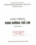 Giáo trình Dinh dưỡng trẻ em (In lần thứ năm): Phần 1