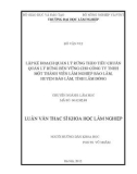 Luận văn Thạc sĩ Khoa học lâm nghiệp: Lập kế hoạch quản lý rừng theo tiêu chuẩn quản lý rừng bền vững cho Công ty TNHH một thành viên Lâm nghiệp Bảo Lâm, huyện Bảo Lâm, tỉnh Lâm Đồng