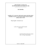 Luận văn Thạc sĩ Kỹ thuật hóa học: Nghiên cứu làm giàu bentonit bằng phương pháp hydrocyclon và ứng dụng chế tạo dung dịch khoan gốc nước