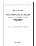 Summary of PhD thesis in Medicine: Evaluation of HS-CRP, IL-17A levels, and efficacyand safety ofsecukinumab in patients with psoriasis vulgaris