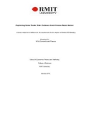 Doctoral thesis of Philosophy: Explaining noise trader risk: evidence from Chinese stock market