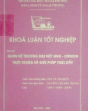 Khóa luận tốt nghiệp: Quan hệ thương mại Việt Nam - Canada thực trạng và giải pháp thúc đẩy