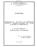 Luận văn thạc sĩ khoa học: Đánh giá chất lượng và một số biện pháp nâng cao chất lượng đào tạo an toàn ở trường cao đẳng nghề dầu khí Vũng Tàu