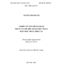 Tóm tắt luận văn Tiến sĩ Y học: Nghiên cứu tổn thương hạch trong ung thư biểu mô đại trực tràng được phẫu thuật triệt căn