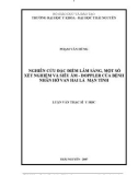 Luận văn thạc sỹ y học: Nghiên cứu đặc điểm lâm sàng một số xét nghiệm và siêu âm - Doppler của bệnh nhân hở van hai lá mạn tính