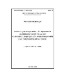 Luận án Tiến sĩ Y học Vệ sinh, xã hội học và Tổ chức y tế: Chất lượng cuộc sống của bệnh nhân Alzheimer, người chăm sóc và đánh giá hiệu quả của một số biện pháp can thiệp không dùng thuốc