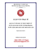 Luận văn Thạc sĩ Quản lý kinh tế: Quản lý vốn đầu tư phát triển từ ngân sách nhà nước ở tỉnh Sêkong, nước Cộng hòa dân chủ nhân dân Lào