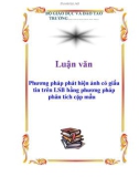 Luận văn: Phương pháp phát hiện ảnh có giấu tin trên LSB bằng phương pháp phân tích cặp mẫu