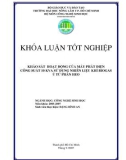 KHẢO SÁT HOẠT ĐỘNG CỦA MÁY PHÁT ĐIỆN CÔNG SUẤT 10 KVA SỬ DỤNG NHIÊN LIỆU KHÍ BIOGAS Ủ TỪ PHÂN HEO