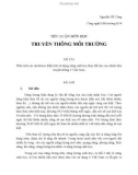 Đề tai: Phân tích các ưu/nhược điểm khi sử dụng xăng sinh học thay thế cho các nhiên liệu truyền thống ở Việt Nam