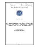 Luận văn Thạc sĩ Sinh học: Thực trạng và một số yếu tố liên quan nhiễm giun truyền qua đất ở Phụ nữ tuổi sinh sản tại một số xã huyện Trạm Tấu, tỉnh Yên Bái, năm 2018