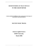 Master's thesis of Applied Science: Biomonitoring of trace metals in the Saigon river