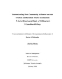 Doctoral thesis of Philosophy: Understanding host community attitudes towards tourism and resident-tourist interaction: A socio-behavioural study of Melbourne's urban-rural fringe