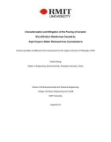 Doctoral thesis of Philosophy: Characterisation and mitigation of the fouling of ceramic microfiltration membranes caused by algal organic matter released from cyanobacteria