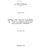 Luận án Tiến sĩ Nông nghiệp: Nghiên cứu ảnh hưởng của một số giải pháp kỹ thuật lên chất lượng trứng, ấu trùng và hiệu quả ương giống cá chim vây vàng (Trachinotus blochii Lacepede, 1801) tại Khánh Hòa