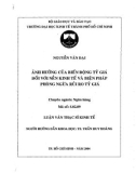 Luận văn Thạc sĩ Kinh tế: Ảnh hưởng của biến động tỷ giá hối đoái đến nền kinh tế Việt Nam và những biện pháp phòng ngừa rủi ro tỷ giá